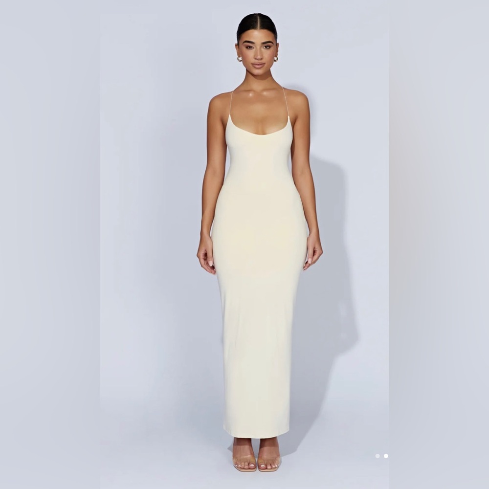 Meshki Sabine backless maxi dress